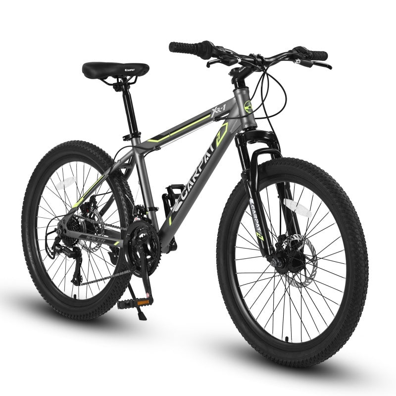 Carpat Kids City-Cruizer – 24" Mountain Bike with 21-Speed Shimano &