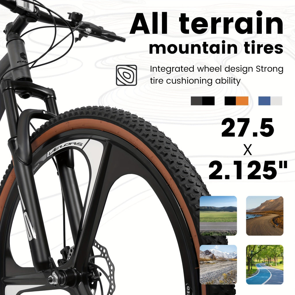 Ecarpat™ Racing Pro – 27.5" Hybrid MTB (21-Speed, Dual Disc,