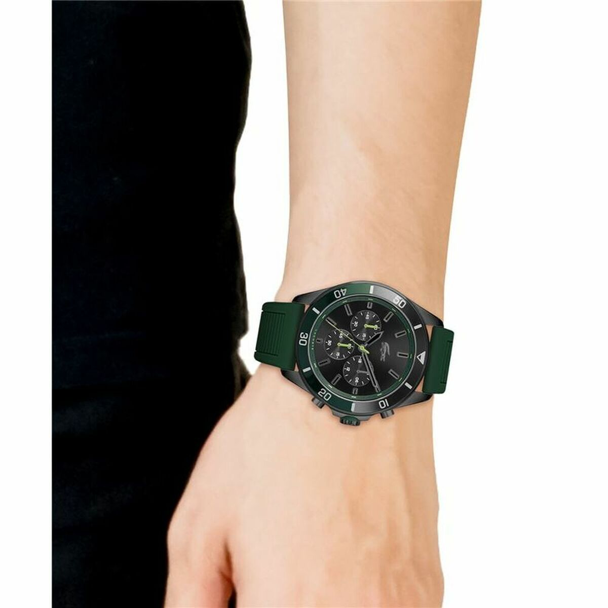 Unisex Watch Lacoste Tiebreaker Green ø 44 mm