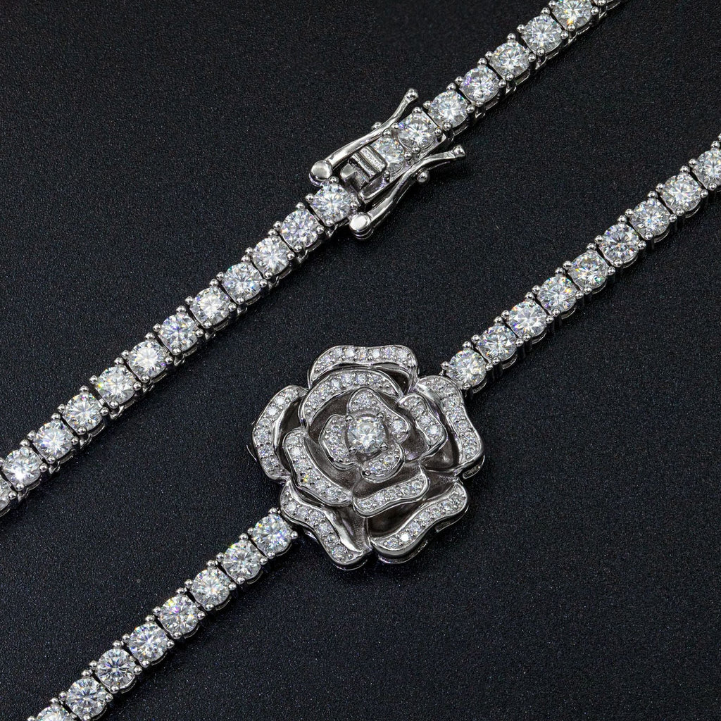 925 Silver Heart & Rose Necklace | Limited Edition
