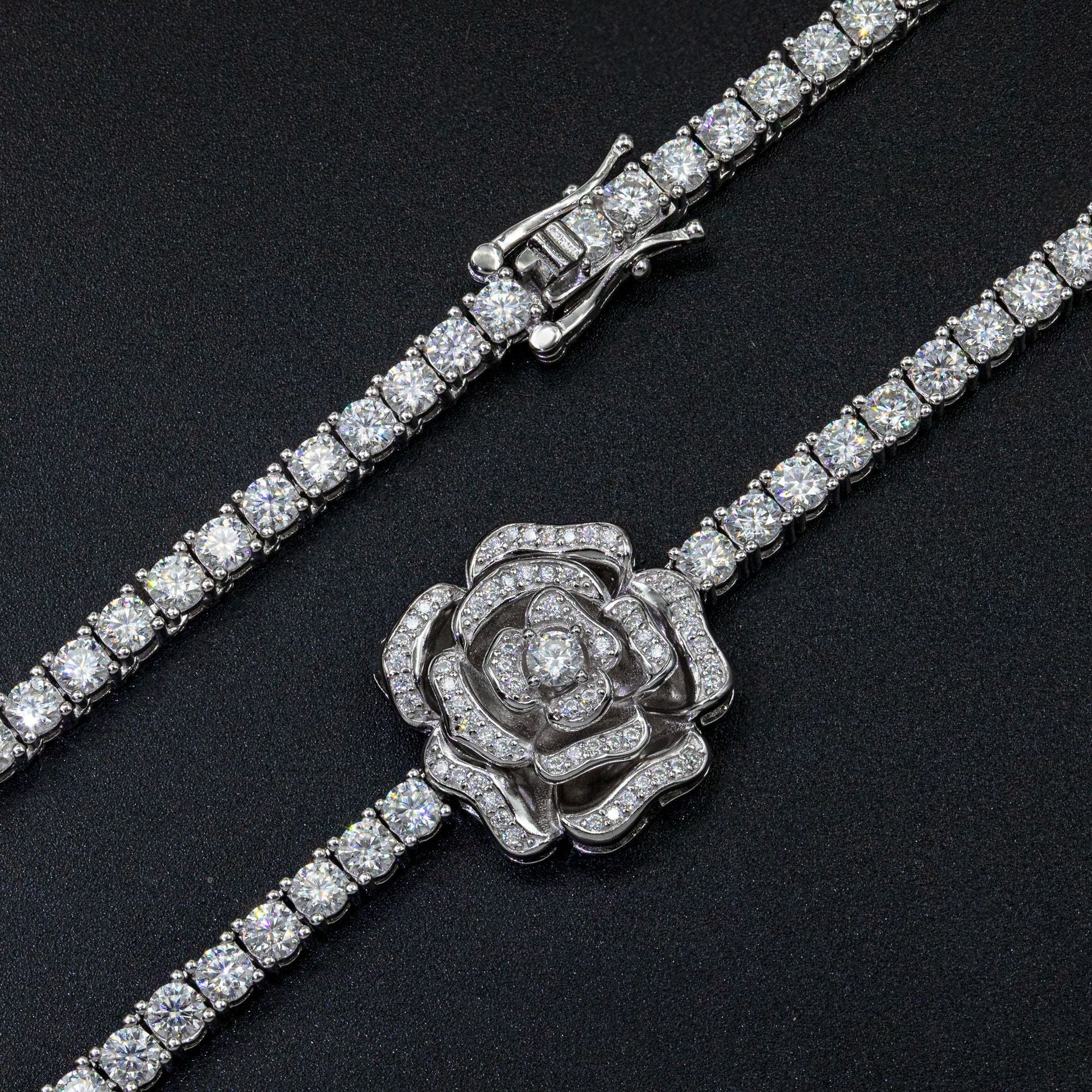 925 Silver Heart & Rose Necklace | Limited Edition