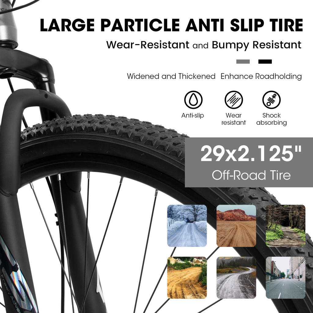 Ecarpat™ City-Cruizer – 29" Pro-Series Mountain Bike (21-Speed)