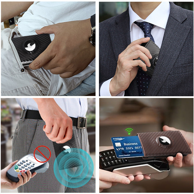 Cross-Border Spot Card Holder Rfid Large Capacity Portable Men's