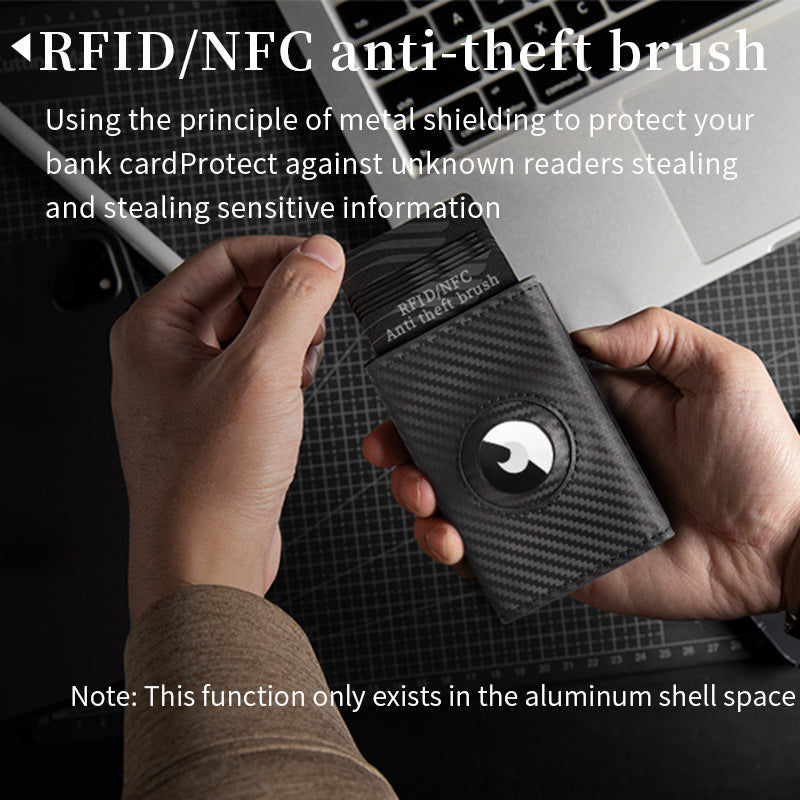 Cross-Border Spot Card Holder Rfid Large Capacity Portable Men's