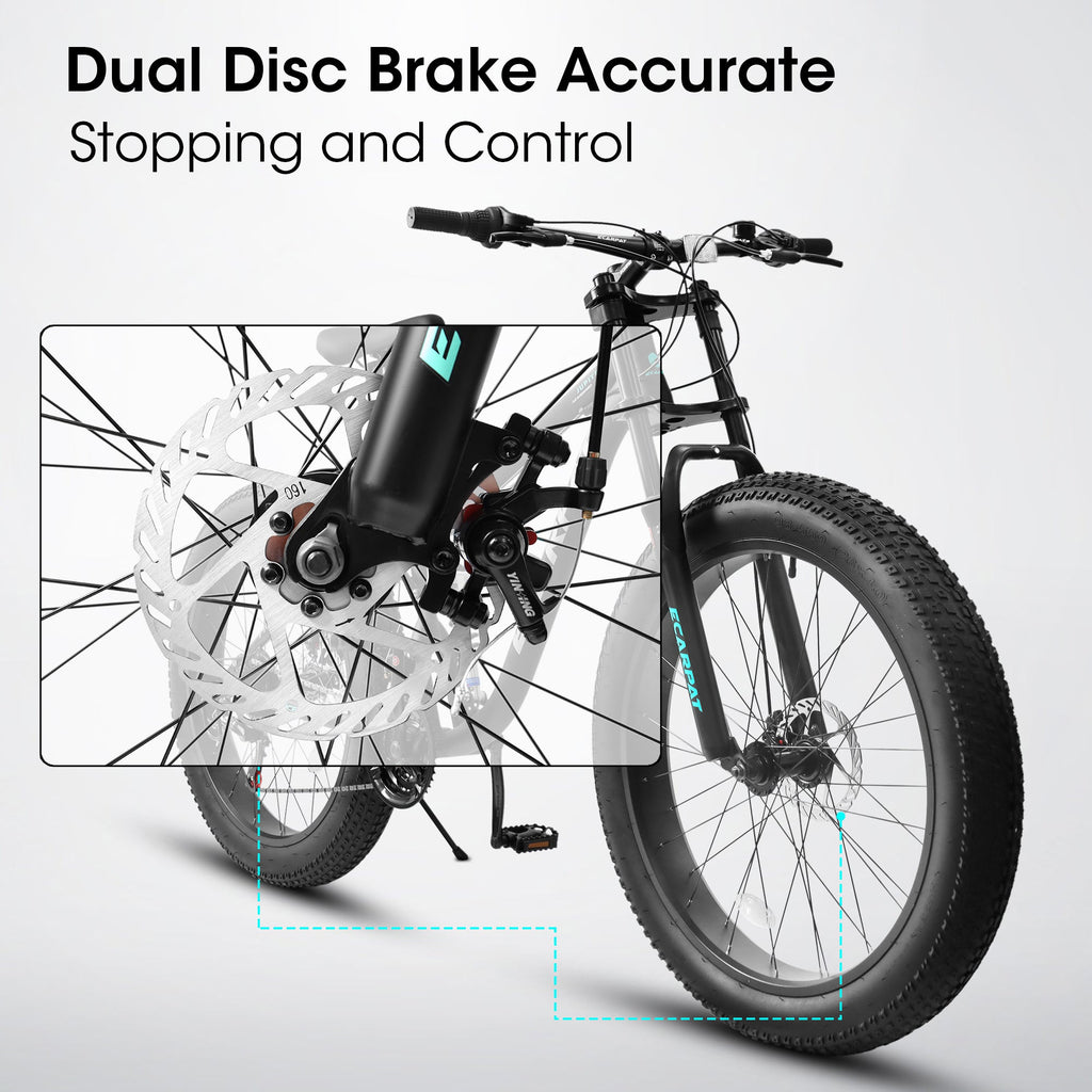 Ruffryde Ecarpat™ 26" Full Suspension MTB (21-Speed, Dual Disc, Black)