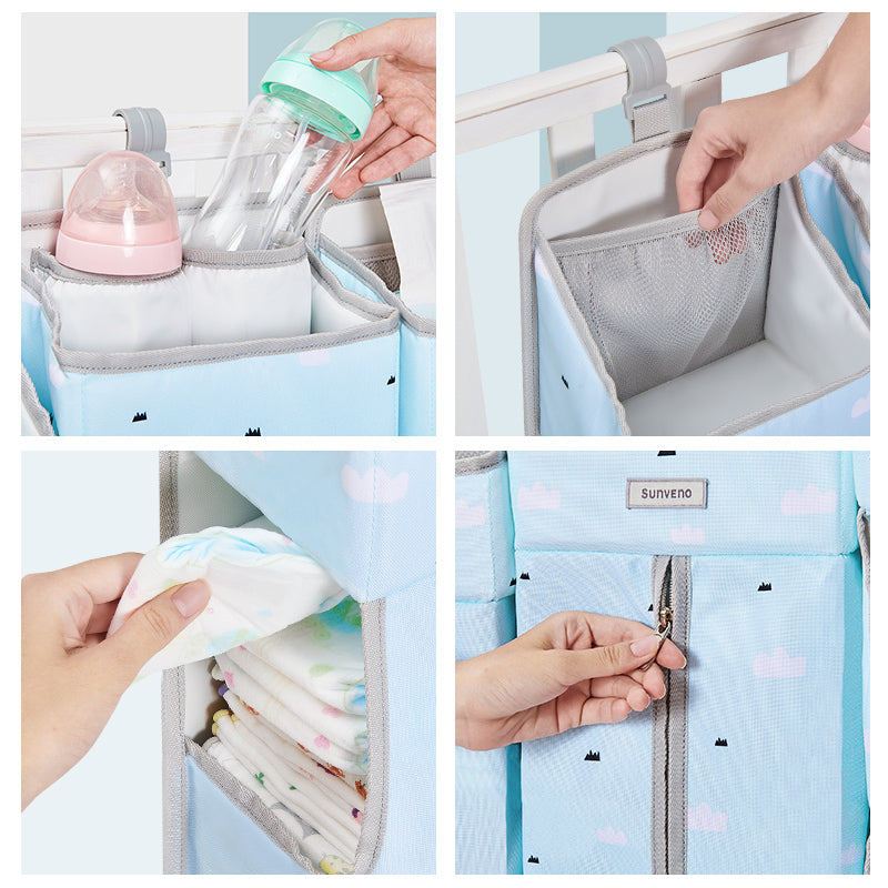 Baby Crib Organizer Nursery Decor